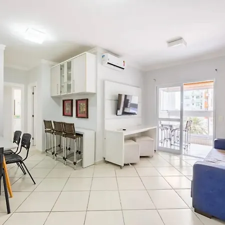 Canto nobre da Praia Grande - Apartamento completo e confortável-2